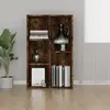 vidaXL Bibliothèque/Buffet chêne fumé 50x25x80 cm bois d'ingénierie