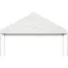 vidaXL Belvédère avec toit blanc 5,88x2,23x3,75 m polyéthylène