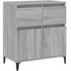 vidaXL Buffet Sonoma gris 60x35x70 cm Bois d'ingénierie