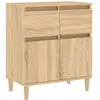 vidaXL Buffet Chêne sonoma 60x35x70 cm Bois d'ingénierie