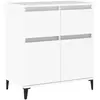 vidaXL Buffet Blanc 60x35x70 cm Bois d'ingénierie