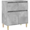 vidaXL Buffet Gris béton 60x35x70 cm Bois d'ingénierie