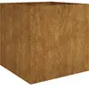 vidaXL Jardinière 80x80x80 cm acier corten