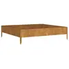 vidaXL Lit surélevé de jardin 100x100x26 cm acier corten