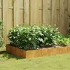 vidaXL Lit surélevé de jardin 100x100x33,5 cm acier corten