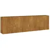 vidaXL Lit surélevé de jardin 280x40x80 cm acier corten