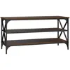 vidaXL Meuble TV Chêne marron 100x40x50 cm Bois d'ingénierie