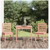 vidaXL Ensemble de bistrot de jardin 3 pcs bois massif Douglas