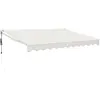 vidaXL Auvent rétractable automatique crème 3,5x2,5 m