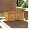 vidaXL Boîte de rangement de jardin 110x52x55 cm Bambou