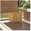 vidaXL Boîte de rangement de jardin 60x52x55 cm Bambou