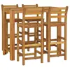vidaXL Ensemble de bar de jardin 5 pcs bois d'acacia solide