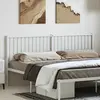 vidaXL Tête de lit métal blanc 193 cm