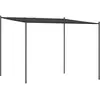 vidaXL Belvédère anthracite 3x3 m 180 g/m² tissu et acier