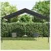 vidaXL Tente à auvent anthracite 4x4 m acier et tissu