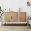 vidaXL Buffet blanc 105x30x65 cm bois d'ingénierie