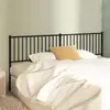 vidaXL Tête de lit métal noir 200 cm