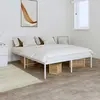 vidaXL Cadre de lit métal blanc 160x200 cm