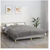 vidaXL Couverture lestée Gris 200x230 cm 9 kg Tissu
