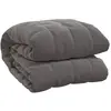vidaXL Couverture lestée Gris 200x230 cm 13 kg Tissu