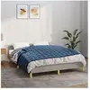 vidaXL Couverture lestée Bleu 137x200 cm 10 kg Tissu