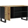 vidaXL Meuble TV 80x33x46 cm bois de manguier et d'ingénierie