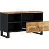 vidaXL Meuble TV 80x33x46 cm bois de manguier et d'ingénierie