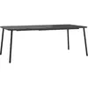 vidaXL Table de jardin anthracite 200x100x71 cm acier