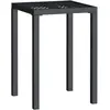 vidaXL Table de jardin anthracite 50x50x72 cm acier