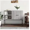 vidaXL Buffet sonoma gris 100x40x79,5 cm bois d'ingénierie