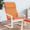 vidaXL Chaise de relaxation Jaune foncé Tissu