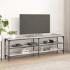 vidaXL Meuble TV sonoma gris 160x30x50 cm bois d'ingénierie