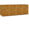 vidaXL Boîte de rangement de jardin 280x87x104 cm bois massif d'acacia