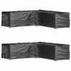 vidaXL Housses de salon de jardin en forme de L 2 pcs 16 oeillets