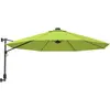 vidaXL Parasol mural pomme verte 290 cm