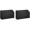 vidaXL Housses de banc de jardin 2 pcs 12 oeillets 210x70x70/88 cm PE