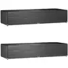 vidaXL Housses pour chaise longue 2 pcs 12 oeillets 205x75x40 cm PE