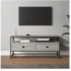vidaXL Meuble TV sonoma gris 100x35x45 cm bois d'ingénierie
