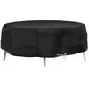 vidaXL Housse pour salon îlot 8 oeillets Ø188x50 cm rond