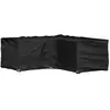 Housse De Salon De Jardin En Forme De L 12  illets 185x185x70cm Vidaxl