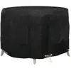 vidaXL Housse pour meubles de jardin 6 oeillets Ø125x75 cm rond