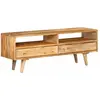 vidaXL Meuble TV 140x30x41 cm bois massif de manguier