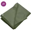 vidaXL Parasol de jardin avec mât en bois rouge bordeaux 300x300x273cm