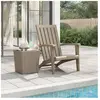 vidaXL Chaise de jardin Adirondack marron clair polypropylène
