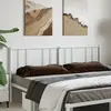 vidaXL Tête de lit métal blanc 193 cm