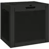 vidaXL Boîte de stockage de jardin noir 55,5x43x53 cm polypropylène