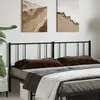 vidaXL Tête de lit métal noir 200 cm