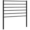 vidaXL Tête de lit métal noir 100 cm