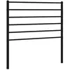 vidaXL Tête de lit métal noir 107 cm