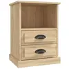 vidaXL Table de chevet chêne sonoma 43x36x60 cm